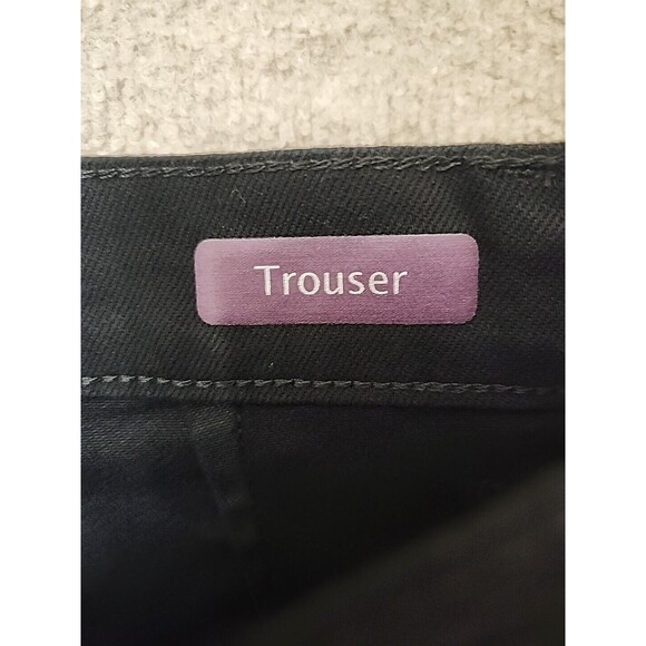 Gloria Vanderbilt Flare Jeans Womens 12 Black Trouser Leg Stretch NEW - Picture 8 of 10